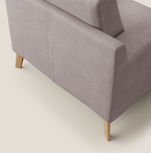 Danish poltroncina in tessuto morbido impermeabile T02 rosa