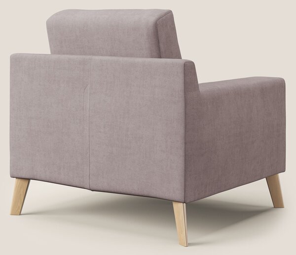 Danish poltroncina in tessuto morbido impermeabile T02 rosa