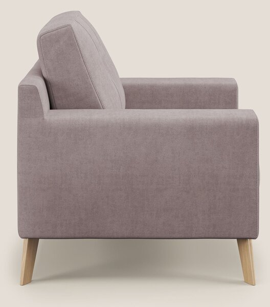 Danish poltroncina in tessuto morbido impermeabile T02 rosa