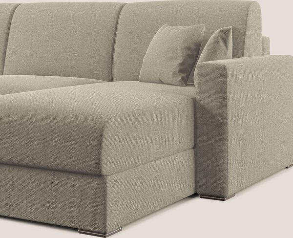 Best Divano letto angolare con penisola in tessuto smacchiabile QuickC