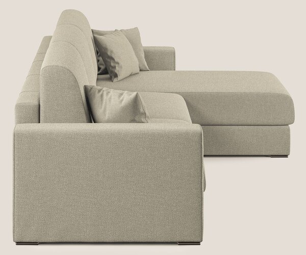 Best Divano letto angolare con penisola in tessuto smacchiabile QuickC