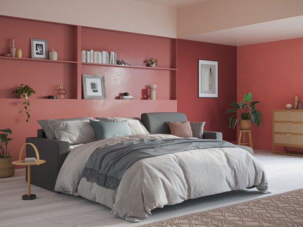 Best Divano letto angolare con penisola in tessuto smacchiabile QuickC