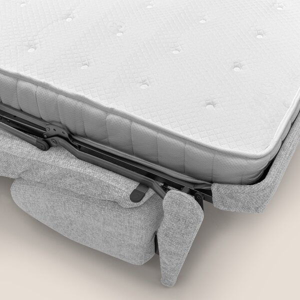 Happy Divano letto matrimoniale con materasso h18 cm in tessuto imperm