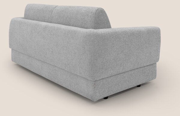Happy Divano letto matrimoniale con materasso h18 cm in tessuto imperm