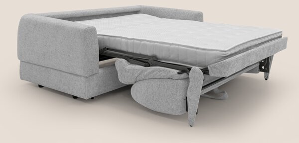 Happy Divano letto matrimoniale con materasso h18 cm in tessuto imperm