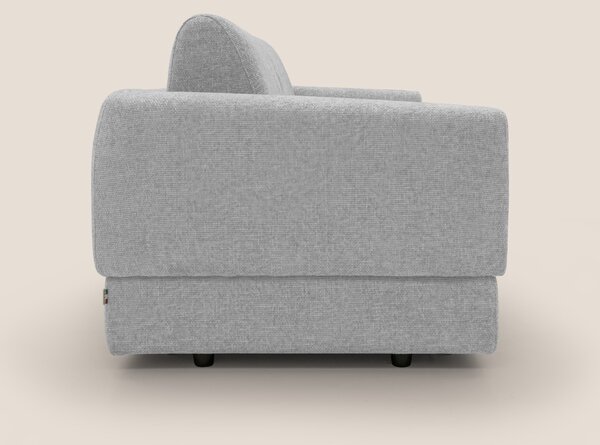 Happy Divano letto matrimoniale con materasso h18 cm in tessuto imperm