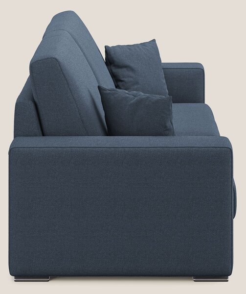 Marte divano in tessuto smacchiabile impermeabile T08 blu