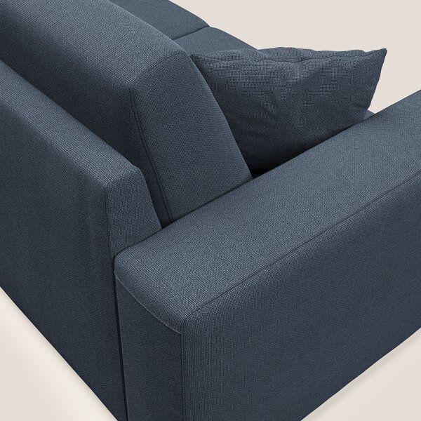 Marte divano in tessuto smacchiabile impermeabile T08 blu