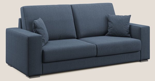 Marte divano in tessuto smacchiabile impermeabile T08 blu