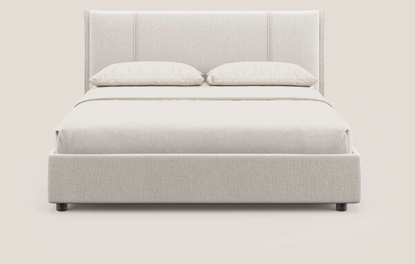 Alicia letto imbottito con vano contenitore in tessuto impermeabile T1