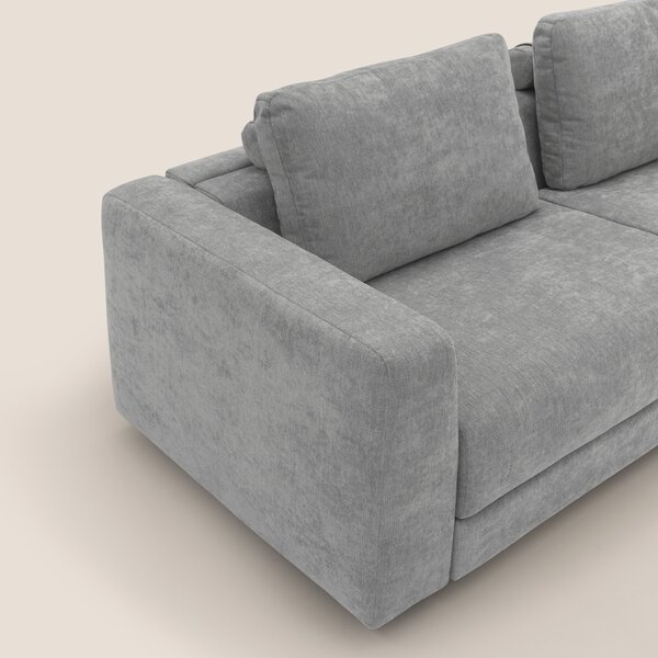 Freia Divano letto minimal materasso h15 cm con morbidi schienali in t