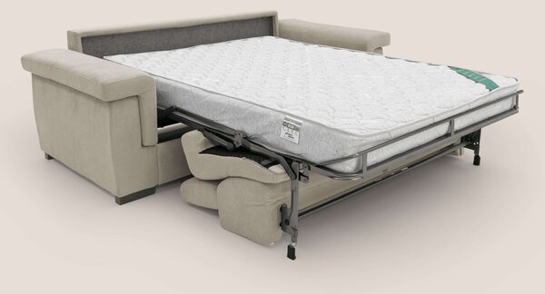 Bjorn divano letto sfoderabile con materasso H18 cm e poggiatesta recl