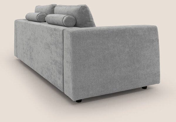 Freia Divano letto minimal materasso h15 cm con morbidi schienali in t