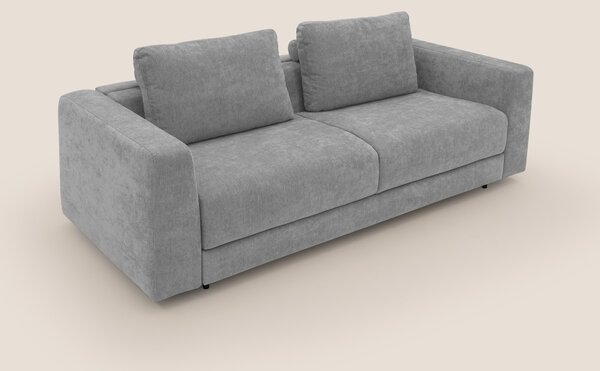 Freia Divano letto minimal materasso h15 cm con morbidi schienali in t