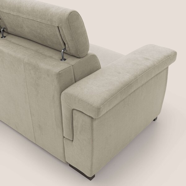 Bjorn divano letto sfoderabile con materasso H18 cm e poggiatesta recl