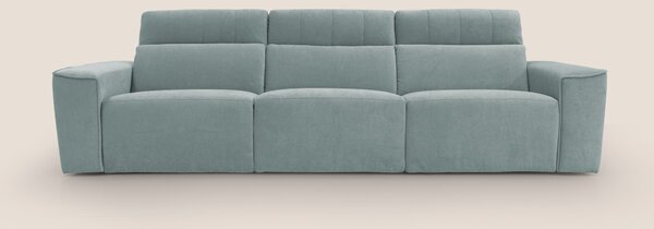 Clark Divano modulare 3 sedute con opzione relax elettrico in tessuto