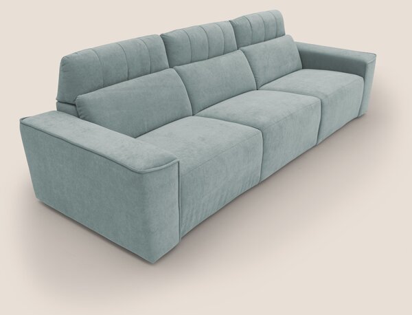 Clark Divano modulare 3 sedute con opzione relax elettrico in tessuto
