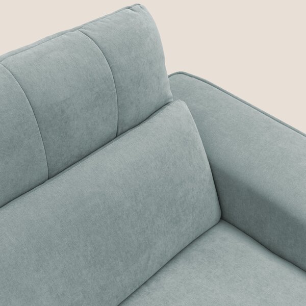 Clark Divano angolare con opzione relax elettrico in tessuto smacchiab