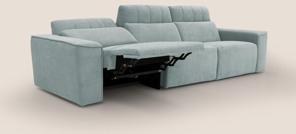 Clark Divano modulare 3 sedute con opzione relax elettrico in tessuto