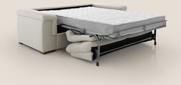 Magnolia divano letto con materasso alto 18 cm morbido schienale alto