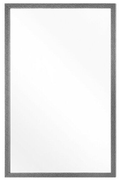 Specchio sospeso da parete Nero 60 x 90 cm Soggiorno moderno contemporaneo Beliani