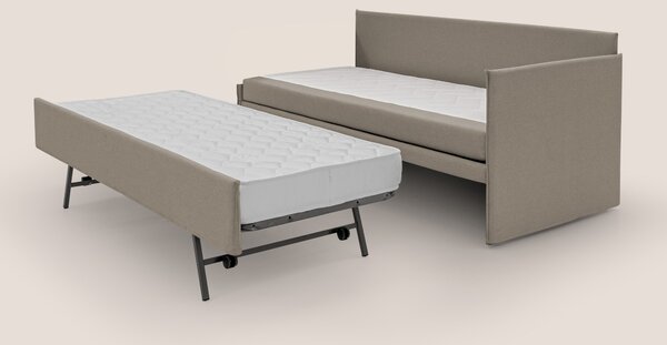 Durini Divano duplex con doppio letto in tessuto simil cotone impermea