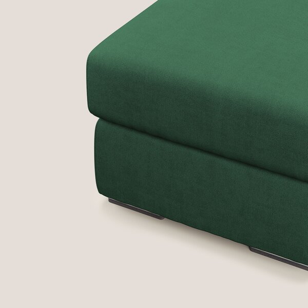 Sun pouf apribile contenitore in tessuto impermeabile T02 verde