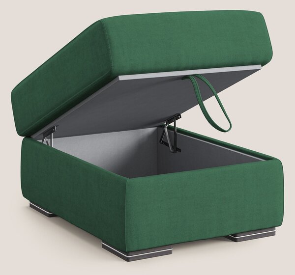 Sun pouf apribile contenitore in tessuto impermeabile T02 verde