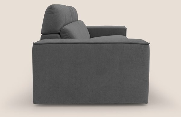 Clark Divano modulare con opzione relax elettrico in tessuto smacchiab