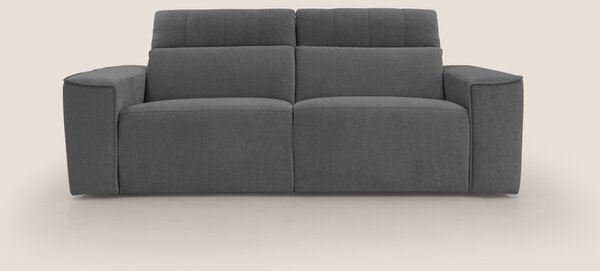 Clark Divano modulare con opzione relax elettrico in tessuto smacchiab