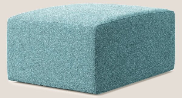 Nettuno modulo pouf in morbido tessuto bouclè T07 azzurro