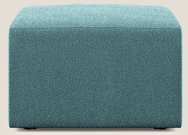 Nettuno modulo pouf in morbido tessuto bouclè T07 azzurro
