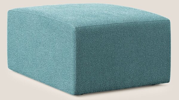 Nettuno modulo pouf in morbido tessuto bouclè T07 azzurro