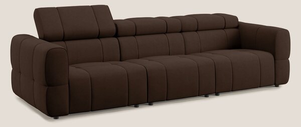 Giotto Divano modulare a 3 sedute con opzione relax elettrico in micro