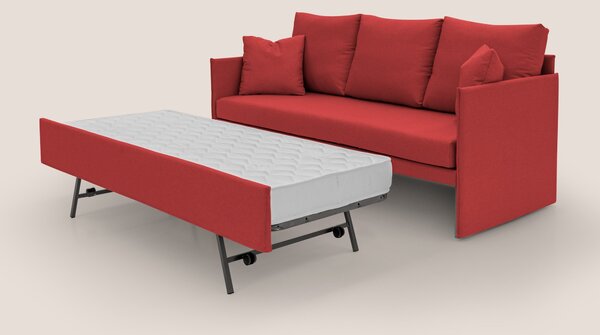 Brera Divano duplex con doppio letto in tessuto simil cotone impermeab