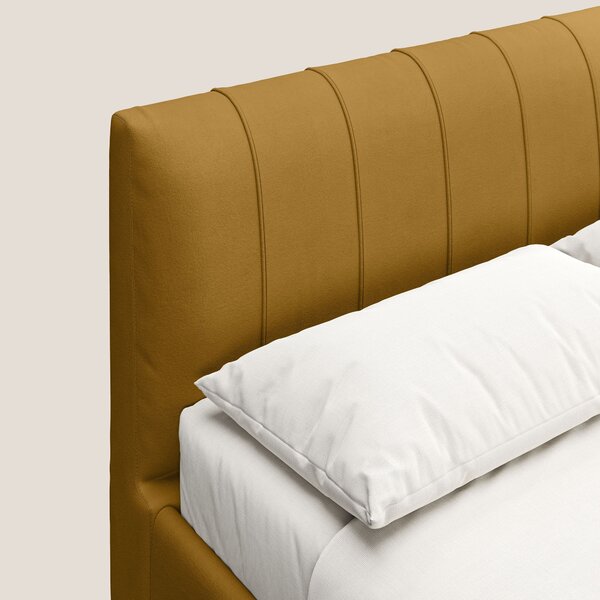 Bogart letto imbottito contenitore completamente sfoderabile in microf