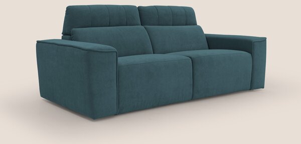 Clark Divano modulare con opzione relax elettrico in tessuto smacchiab