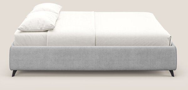 Sara sommier con giroletto contenitore in tessuto impermeabile T02 gri