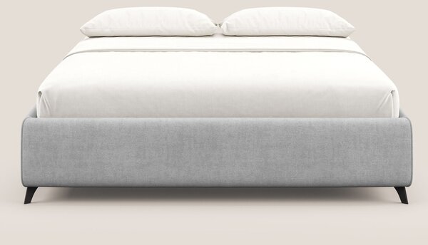 Sara sommier con giroletto contenitore in tessuto impermeabile T02 gri