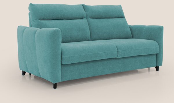 Peonia divano letto scandinavo con materasso H18 cm e morbido e alto s