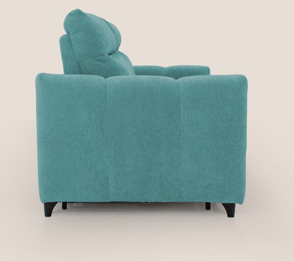 Peonia divano letto scandinavo con materasso H18 cm e morbido e alto s