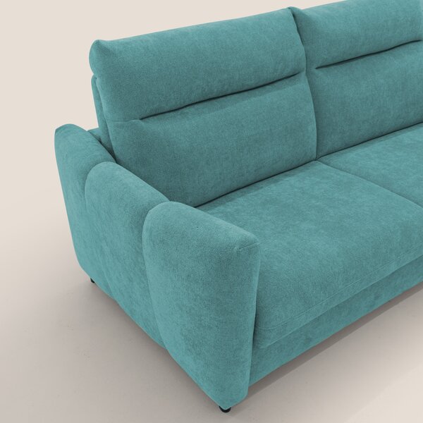 Peonia divano letto scandinavo con materasso H18 cm e morbido e alto s