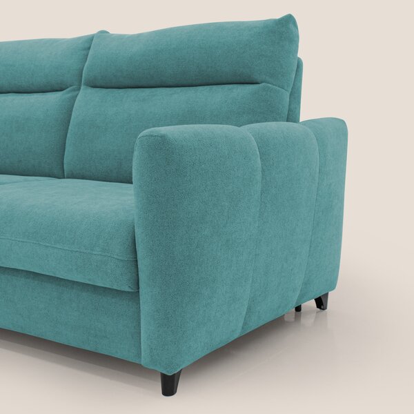 Peonia divano letto scandinavo con materasso H18 cm e morbido e alto s