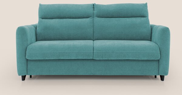 Peonia divano letto scandinavo con materasso H18 cm e morbido e alto s