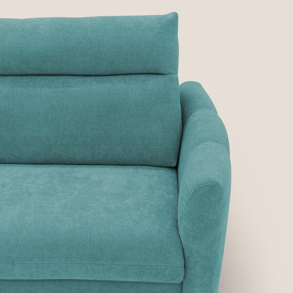 Peonia divano letto scandinavo con materasso H18 cm e morbido e alto s
