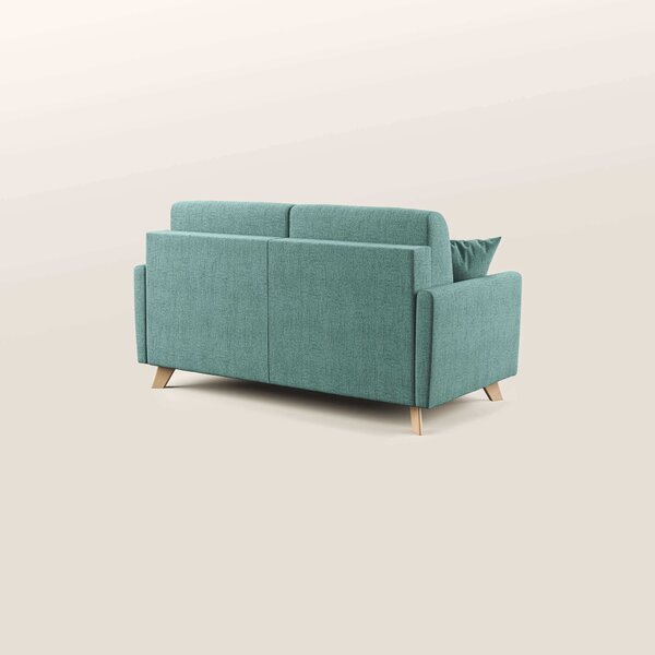 Edgar divano letto matrimoniale in tessuto felis impermeabile T03 verd