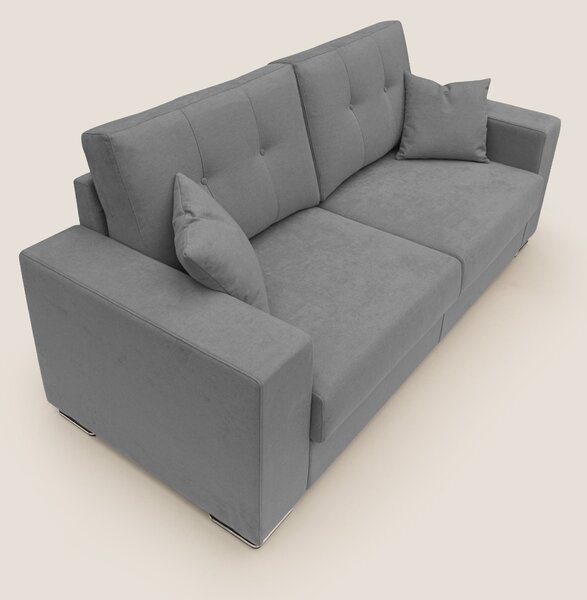 Giove divano in morbido tessuto impermeabile T02 grigio