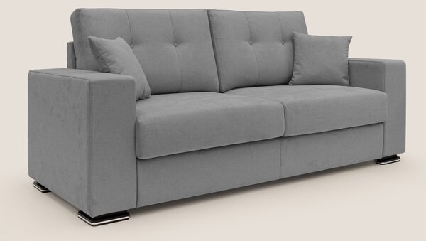 Giove divano in morbido tessuto impermeabile T02 grigio