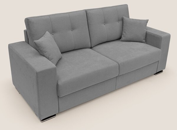 Giove divano in morbido tessuto impermeabile T02 grigio