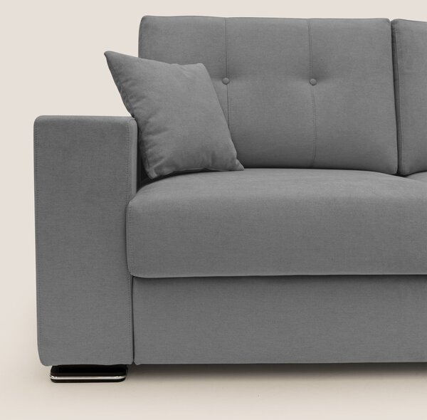 Giove divano in morbido tessuto impermeabile T02 grigio